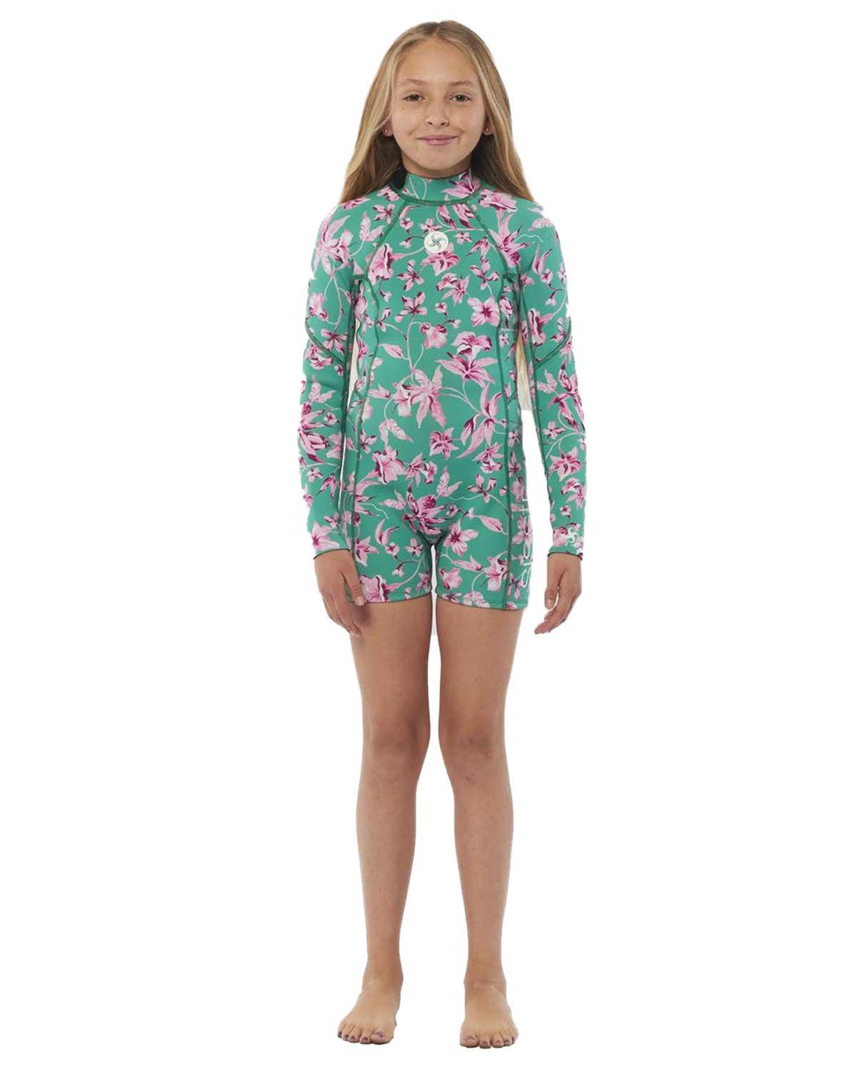2mm Girl's Sisstrevolution 7 SEAS L/S Springsuit