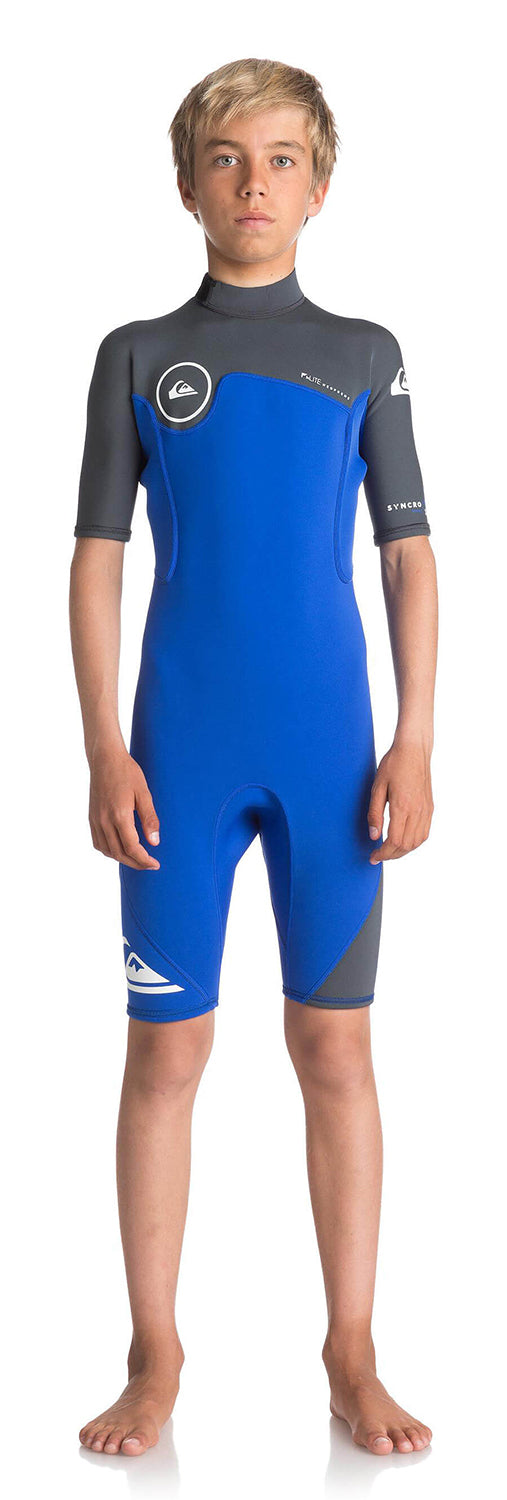 2mm Kid's & Junior's Quiksilver SYNCRO Shorty Springsuit