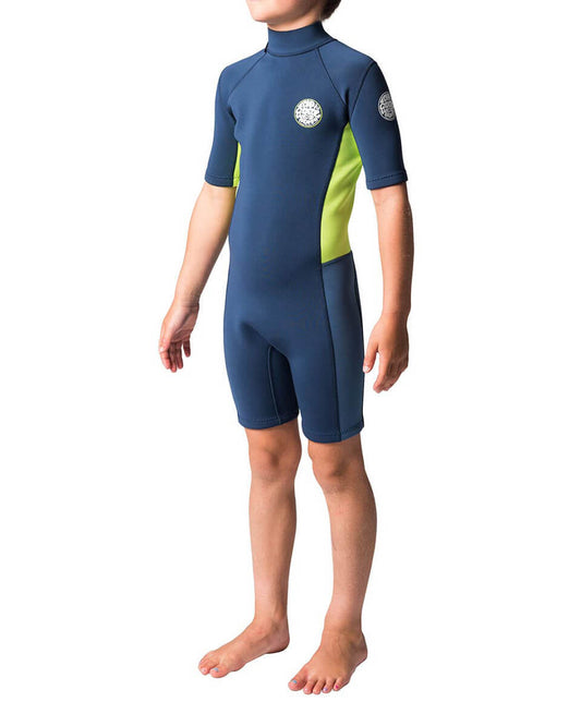2mm Kid's & Junior's Rip Curl AGGROLITE Shorty Springsuit