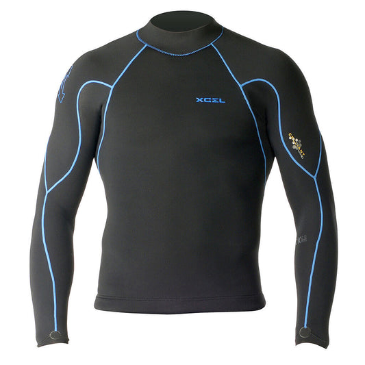 2mm Men's XCEL DRYLOCK L/S Wetsuit Jacket
