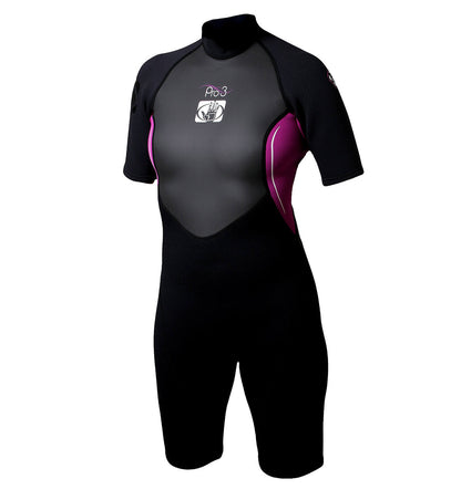 2mm Womens Body Glove Pro 3 Shorty Springsuit
