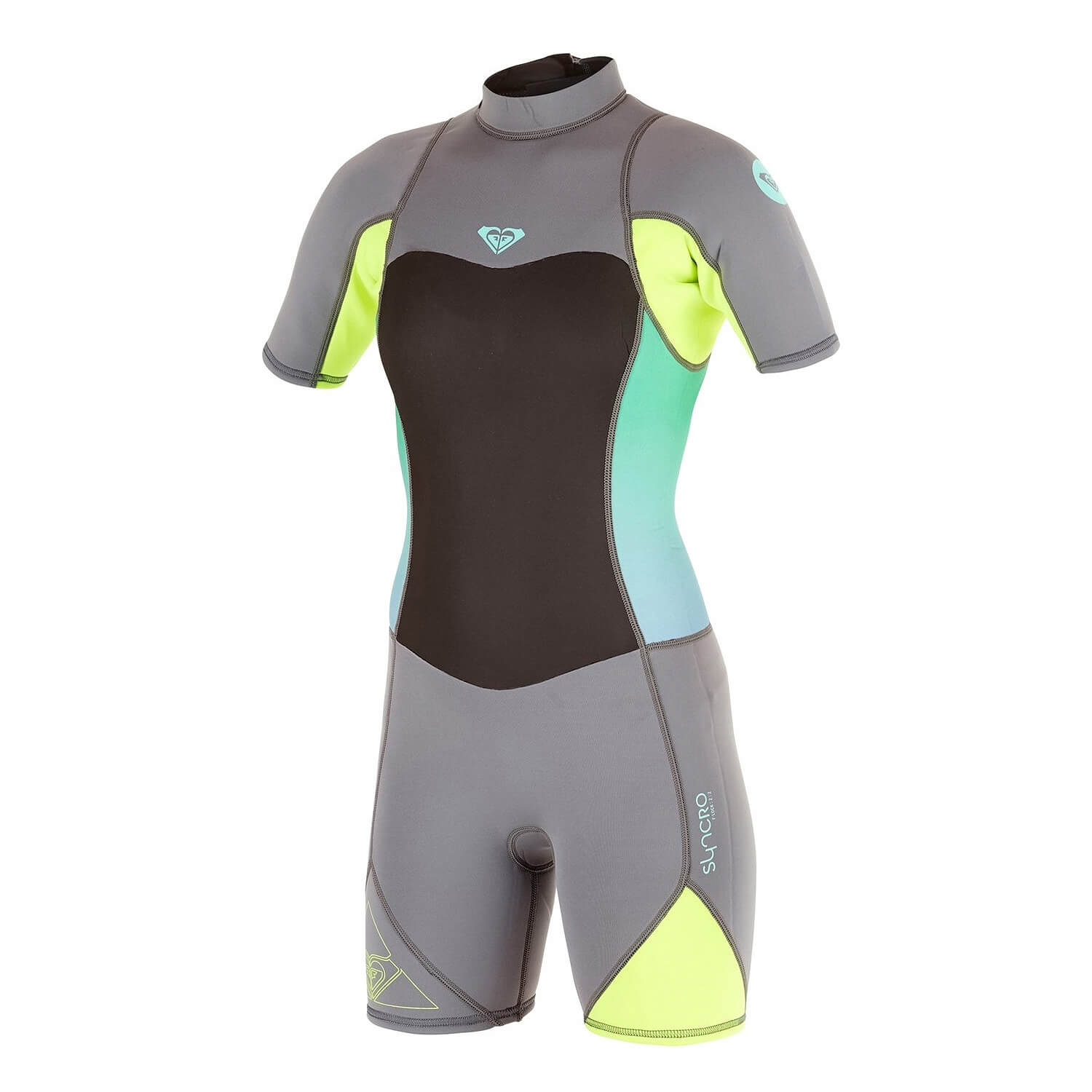 2mm Roxy SYNCRO Shorty Springsuit | Wetsuit Wearhouse