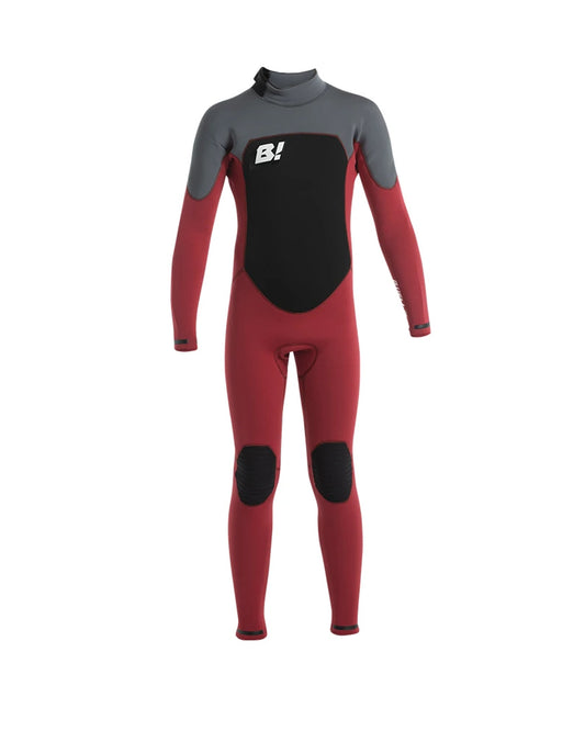 3/2mm Kid's & Junior's Buell RBZ STEALTH MODE Back Zip Fullsuit