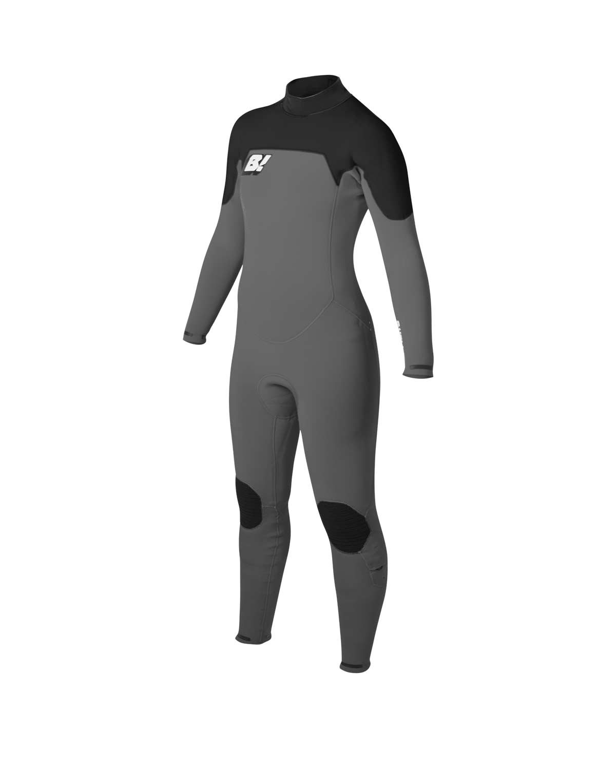 3/2mm Kid's & Junior's Buell RBZ STEALTH MODE Back Zip Fullsuit