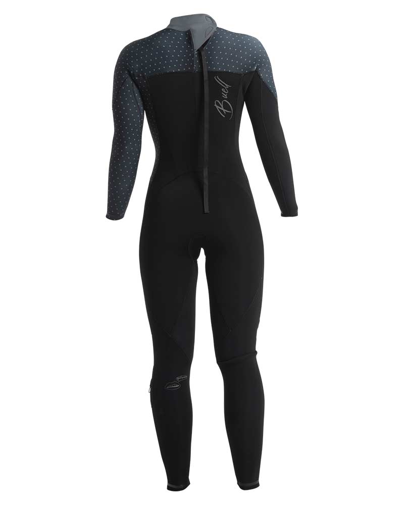 3/2mm Women's Buell RBZ STEALTH MODE Back Zip Fullsuit