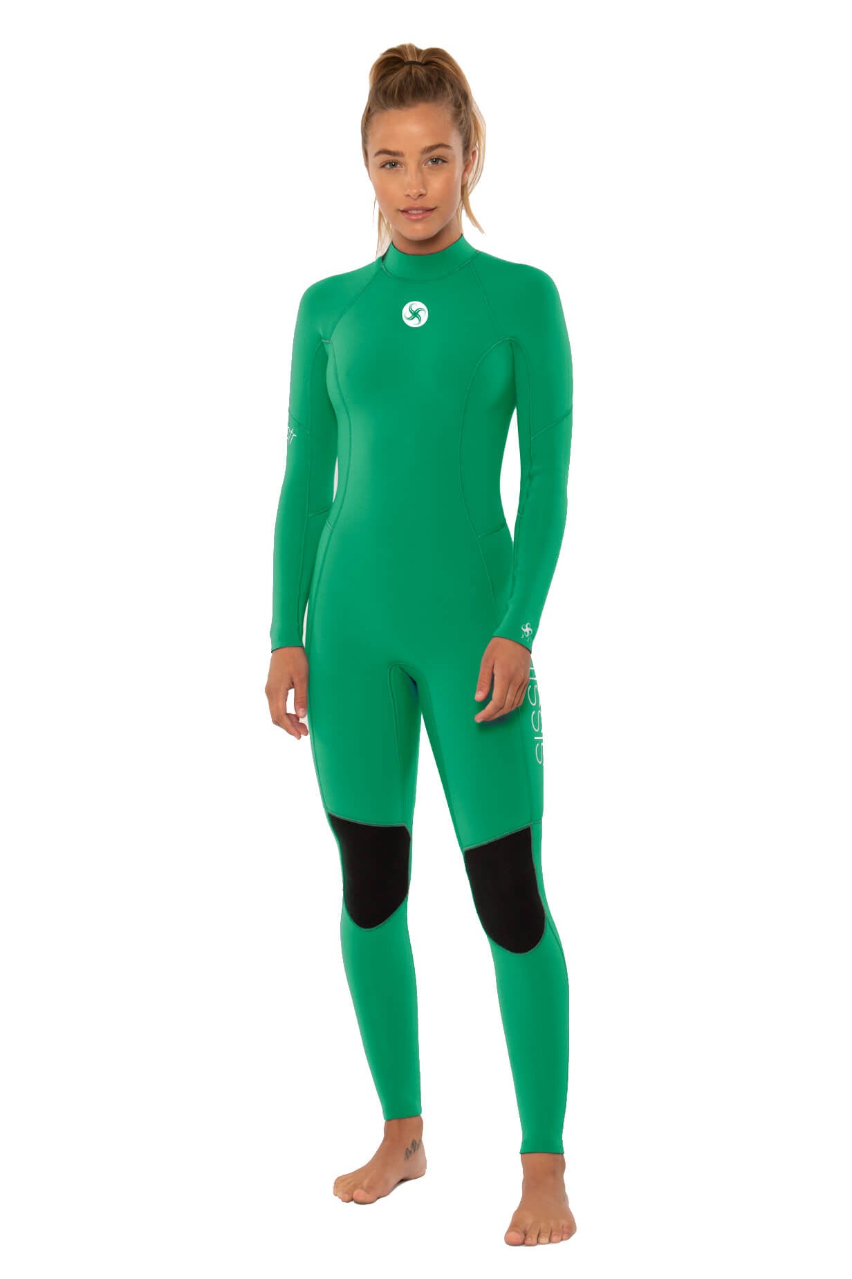 3/2mm Women's Sisstrevolution 7 SEAS Back Zip Fullsuit - cgn