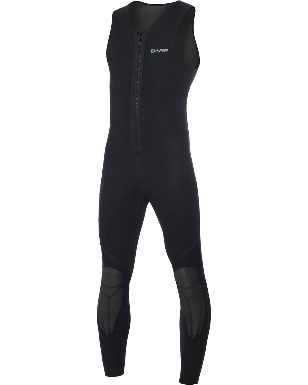 3mm Men's BARE Front Zip Sport Long John