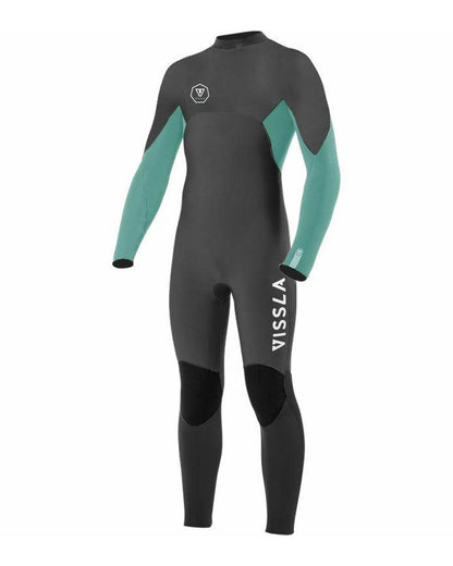 4/3mm Boy's Vissla 7 SEAS Back Zip Fullsuit