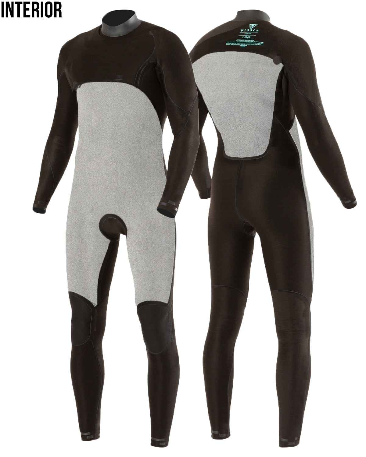 4/3mm Men's Vissla 7 SEAS COMP C/Z Fullsuit