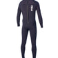 4/3mm Men's Buell RBZ STEALTH MODE Back Zip Fullsuit