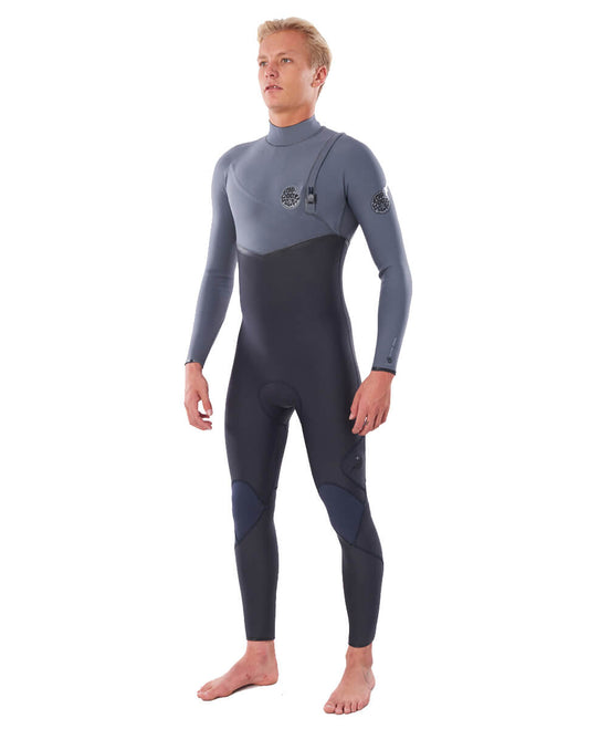 4/3mm Men's Rip Curl FLASH BOMB Fullsuit - Zip Free