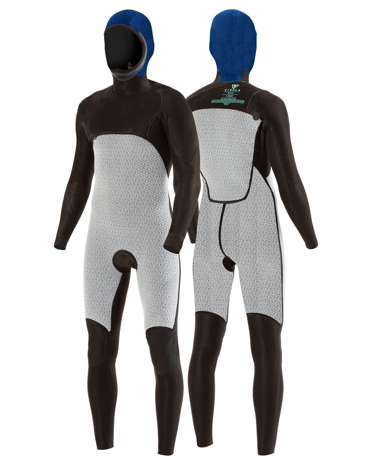 5/4/3mm Kid's & Youth Vissla 7 SEAS Hooded Fullsuit – Wetsuit