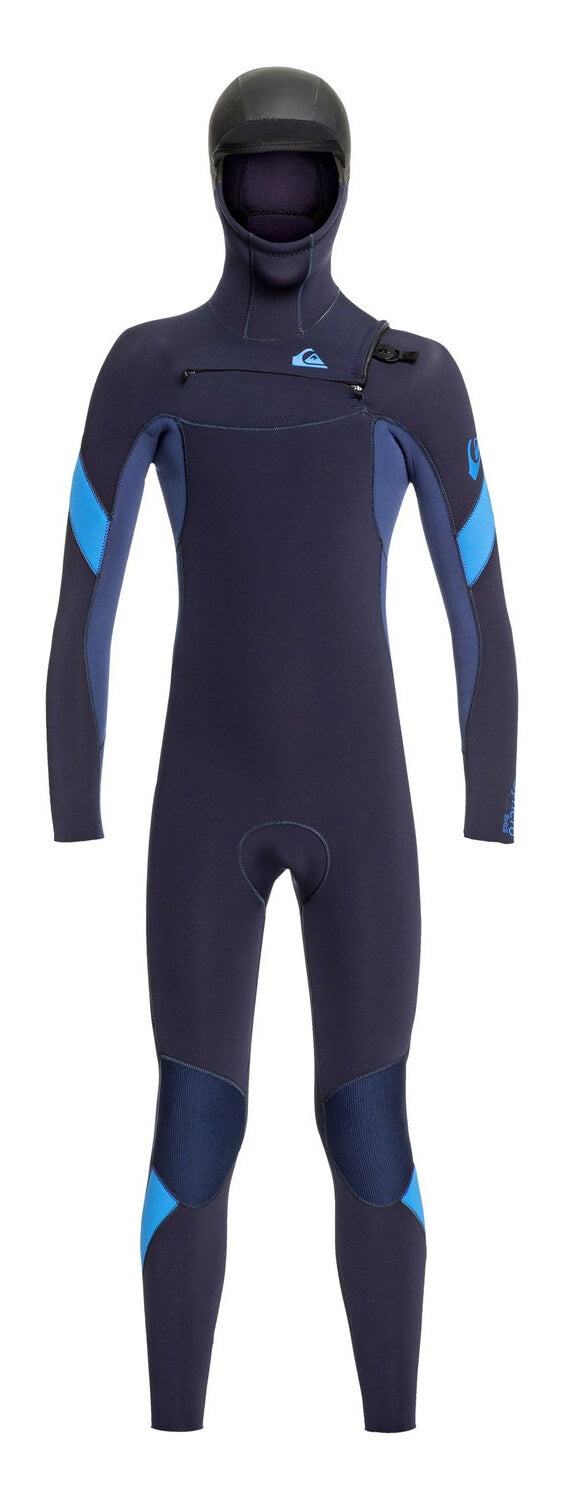 5/4/3mm Junior's Quiksilver SYNCRO Hooded Fullsuit - Chest Zip