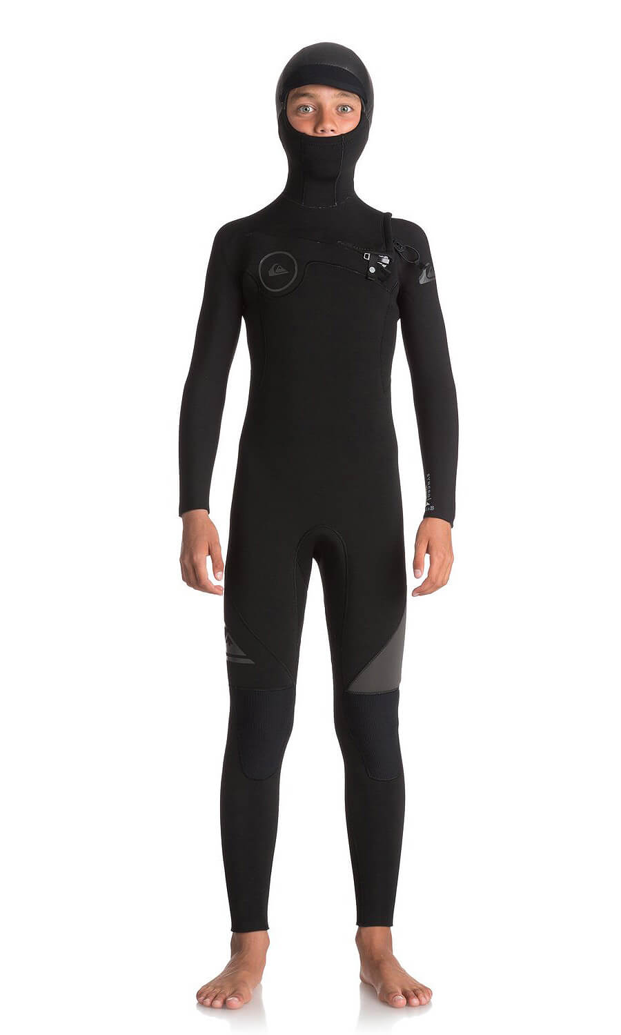 5/4/3mm Junior's Quiksilver SYNCRO Hooded Fullsuit - Chest Zip