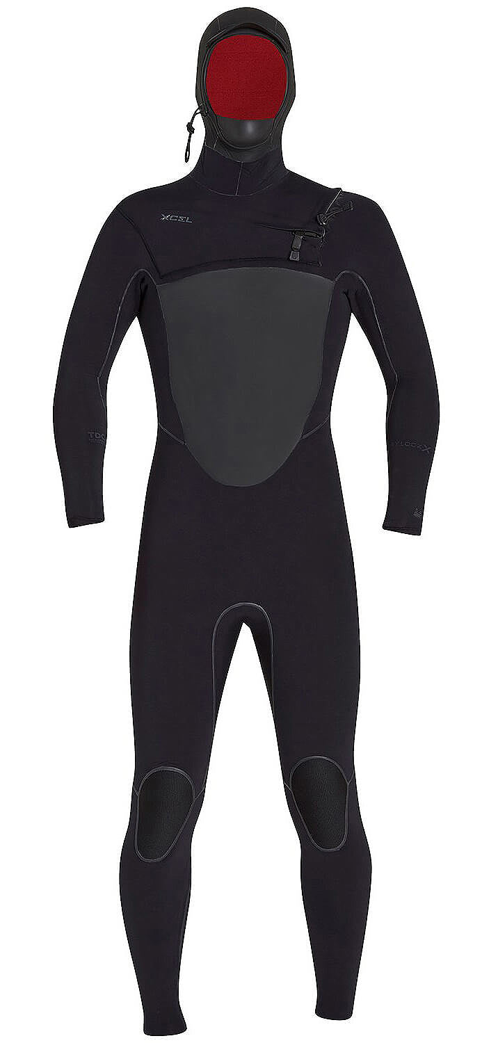 5/4mm Men's XCEL DRYLOCK X Hooded C/Z Fullsuit – Wetsuit Wearhouse