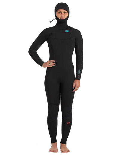 5/4mm Women's Billabong SYNERGY Hooded Fullsuit