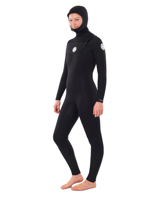 5/4mm Women's Rip Curl DAWN PATROL Hooded Fullsuit