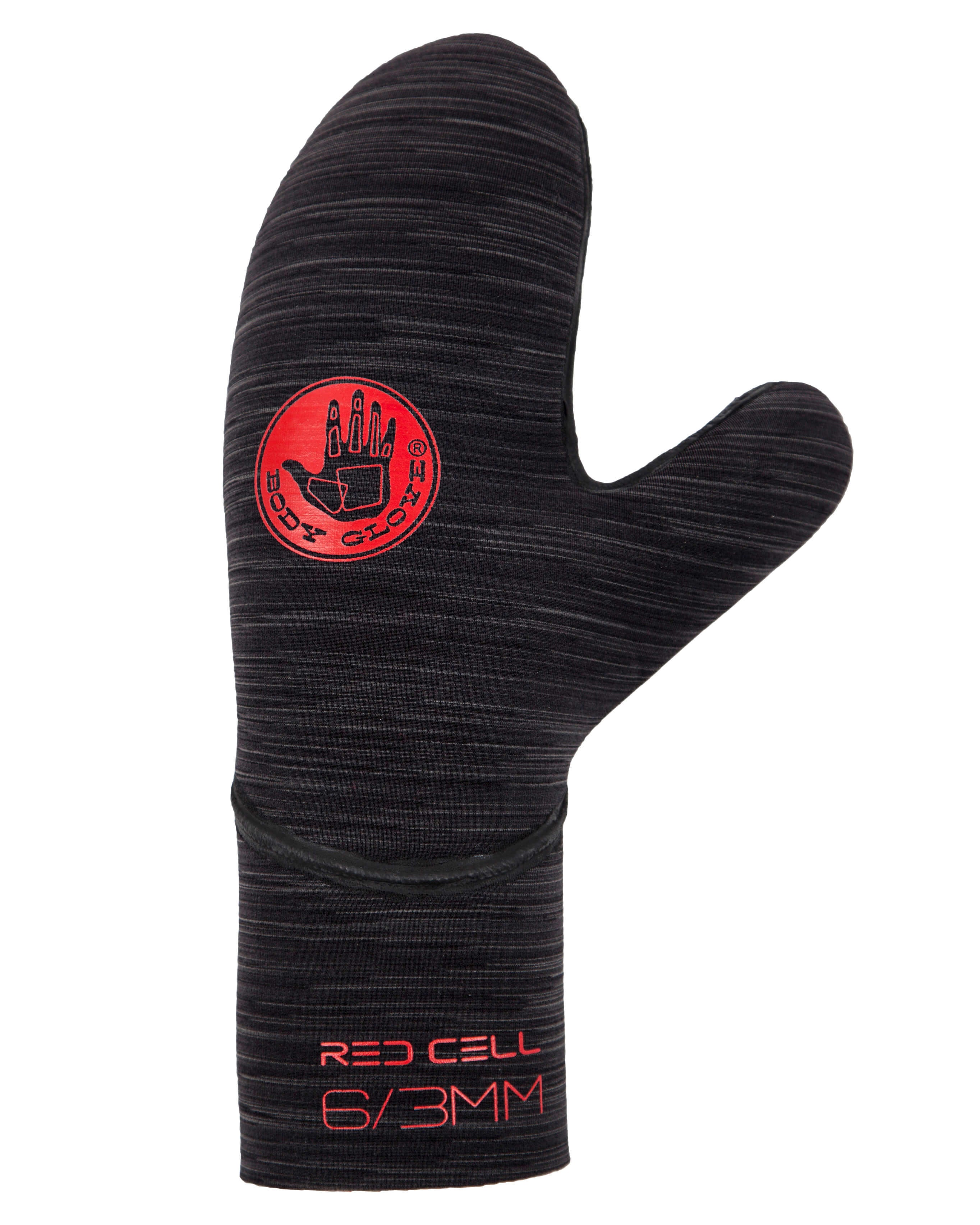 BODY GLOVE ウェットスーツベスト 黒 赤 6/3mm Body Glove RED CELL Mitt Gloves | Wetsuit Wearhouse