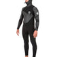 6/4mm Men's Rip Curl FLASHBOMB HEAT SEEKER Hooded Fullsuit