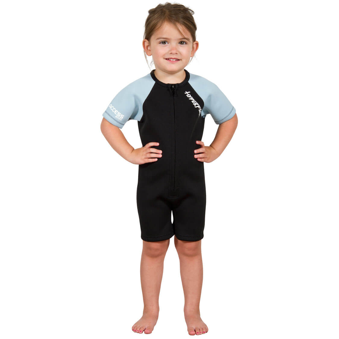 2mm Toddler's HyperFlex ACCESS Front Zip Shorty Springsuit