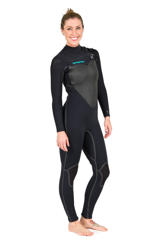 4mm Women's HyperFlex VOODOO Chest Zip Fullsuit