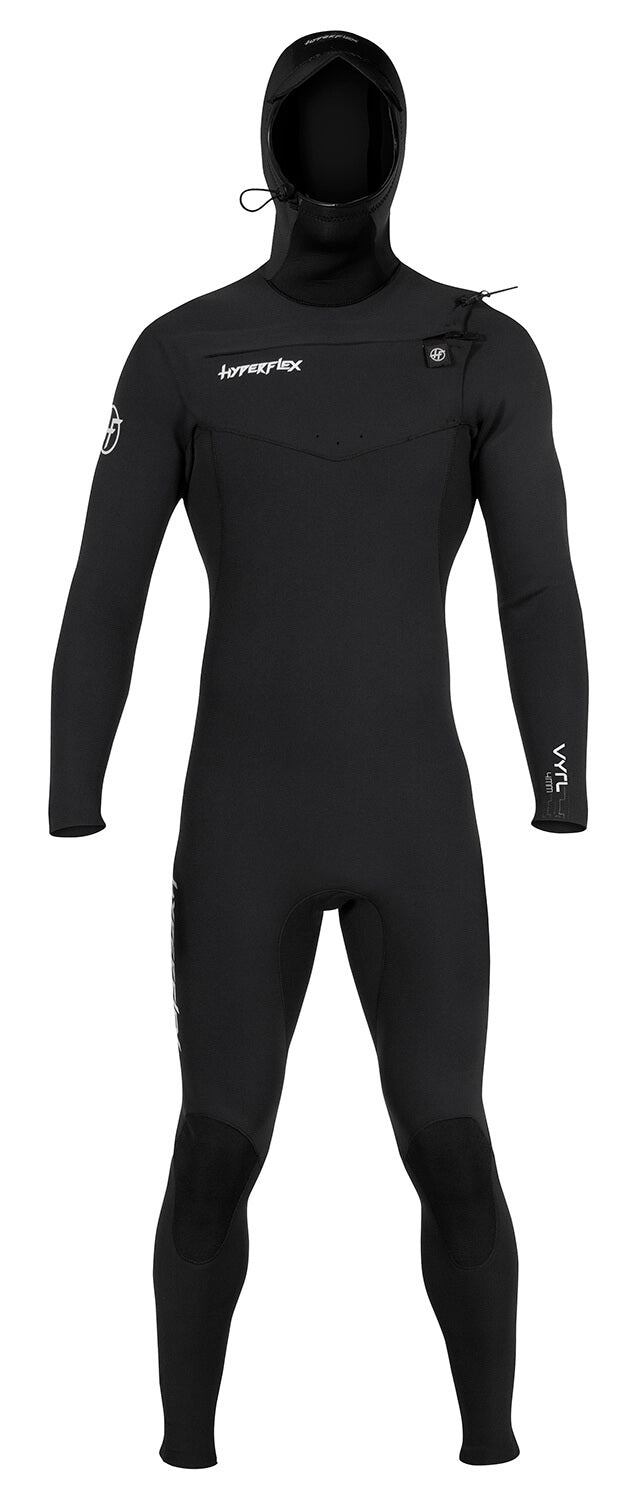 4mm Men's HyperFlex VYRL F/Z Hooded Fullsuit