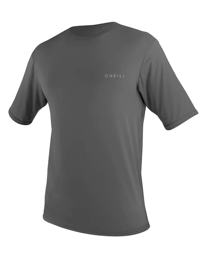 
Men's O'Neill BASIC SKINS 30+ S/S Sun Shirt, Gray, front view