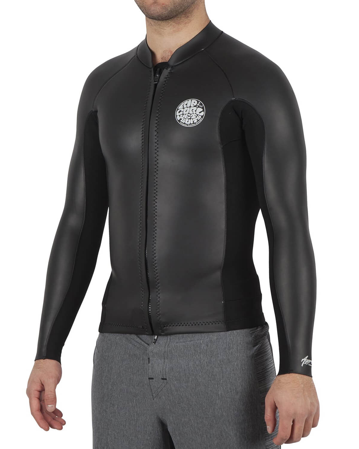 1.5mm Men's Rip Curl AGGROLITE L/S Jacket - Front Zip