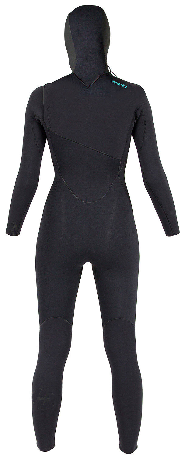 5/4/3mm Women's HyperFlex VYRL F/Z Hooded Fullsuit