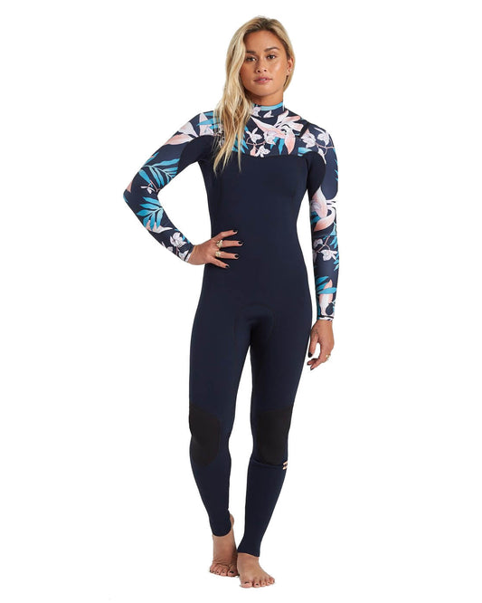 3/2mm Women's Billabong FURNACE COMP Chest Zip Full Wetsuit