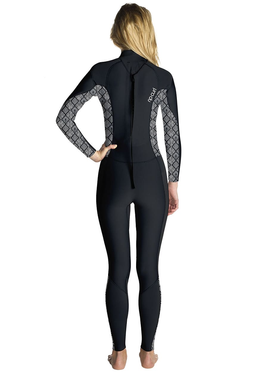 4/3mm Women's Rip Curl DAWN PATROL B/Z Fullsuit – Wetsuit
