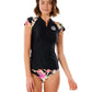 Women's Rip Curl North Shore Cap Sleeve Rashguard