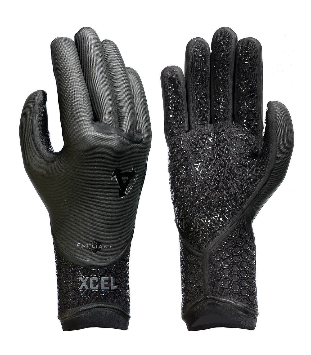 5mm XCEL DRYLOCK 5-Finger Wetsuit Gloves
